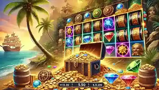 Spin Your Way to Fortune with "Golden Treasure Slots" at Winhq Online Casino